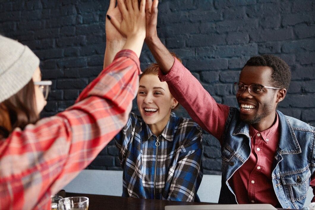 Team celebrating the campaign turnaround